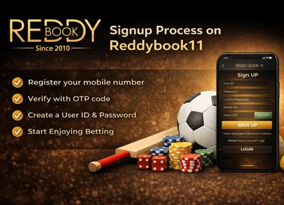 Reddybook11 signup process steps