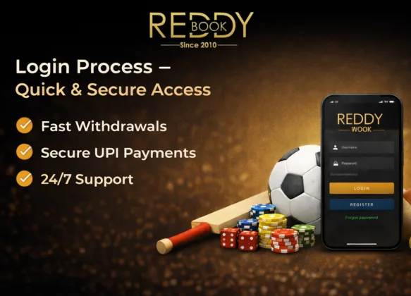 Secure login on Reddy Anna Pro mobile platform