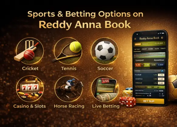 Sports & Betting Options on Reddy Anna Book